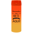 Coqueteleira Bicolor Laranja Fluor x Amarelo Ouro