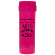 Coqueteleira Rosa Neon Translucido 480ml