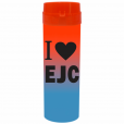 Coqueteleira I Love EJC Bicolor Laranja x Azul 480ml