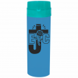 Coqueteleira EJC Jateado Fosco Azul Bebê 480ml