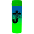 Coqueteleira EJC Bicolor Azul Royal x Verde Fluor 480ml