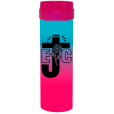 Coqueteleira EJC Bicolor Azul Tiffany x Rosa Fluor 480ml