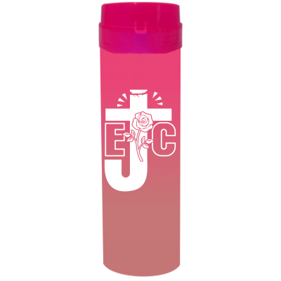 Coqueteleira EJC Bicolor Rosa Fluor x Rose Gold 480ml