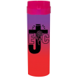 Coqueteleira EJC Bicolor Roxo Fluor x Vermelho Fluor 480ml