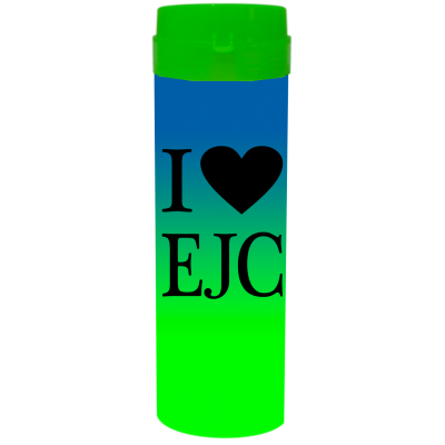 Coqueteleira I Love EJC Bicolor Azul Royal x Verde Fluor 480ml