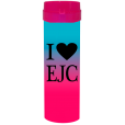 Coqueteleira I Love EJC Bicolor Azul Tiffany x Rosa Fluor 480ml