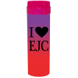 Coqueteleira I Love EJC Bicolor Roxo Fluor x Vermelho Fluor 480ml