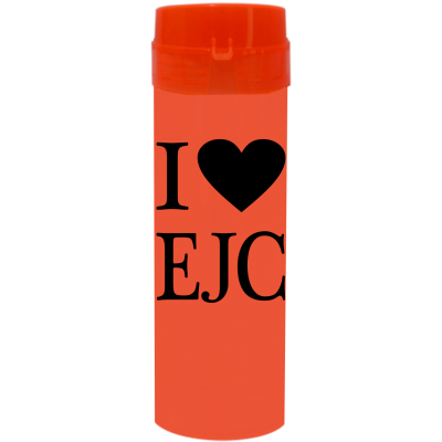 Coqueteleira I Love EJC Fosco Laranja Fluor 480ml