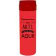 Coqueteleira Fosco Vermelho Fluor 480ml