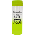 Coqueteleira Jateado Amarelo Fluor 480 ml