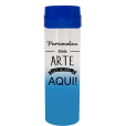 Coqueteleira Jateado Azul Bebê 480 ml