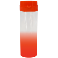 Coqueteleira Jateado Laranja Fluor 480 ml