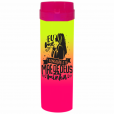 Coqueteleira Mãe de Deus Jateado Bicolor Amarelo x Rosa 480ml