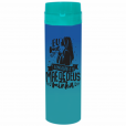 Coqueteleira Mãe de Deus Jateado Bicolor Azul Royal x Azul Tiffany 480ml