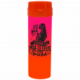 Coqueteleira Mãe de Deus Jateado Bicolor Rosa x Laranja 480ml