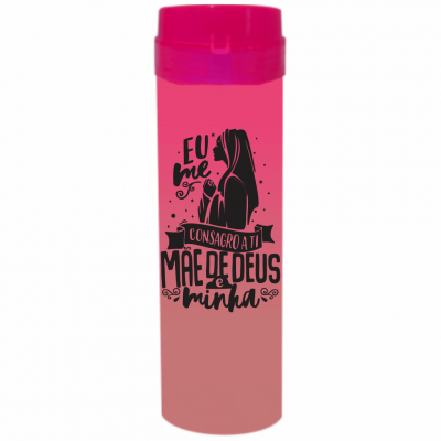 Coqueteleira Mãe de Deus Jateado Bicolor Rosa x Rosê 480ml