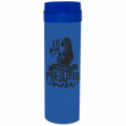 Coqueteleira Mãe de Deus Jateado Fosco Azul Royal 480ml