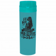 Coqueteleira Mãe de Deus Jateado Fosco Azul Tiffany 480ml