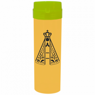 Coqueteleira Nossa Senhora Jateado Fosco Amarelo Ouro 480ml