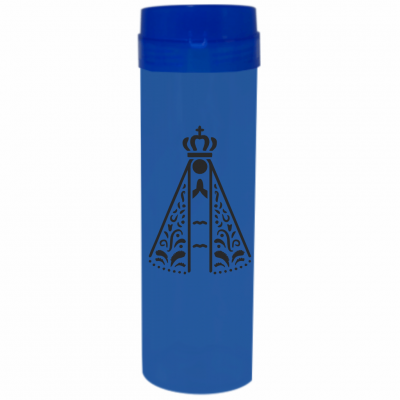 Coqueteleira Nossa Senhora Jateado Fosco Azul Royal 480ml