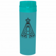 Coqueteleira Nossa Senhora Jateado Fosco Azul Tiffany 480ml