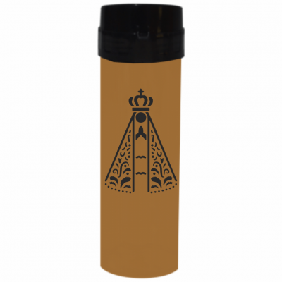 Coqueteleira Nossa Senhora Jateado Fosco Dourado 480ml