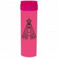 Coqueteleira Nossa Senhora Jateado Fosco Rosa 480ml