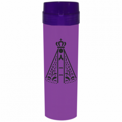 Coqueteleira Nossa Senhora Jateado Fosco Roxo 480ml