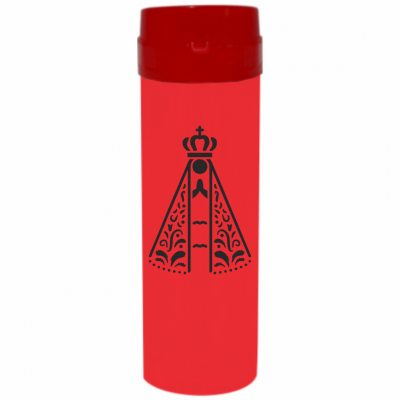 Coqueteleira Nossa Senhora Jateado Fosco Vermelho 480ml