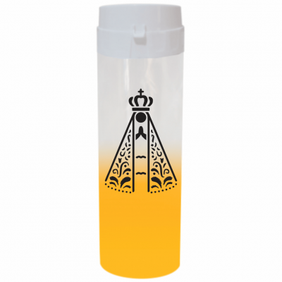 Coqueteleira Nossa Senhora Jateado Amarelo Ouro 480ml