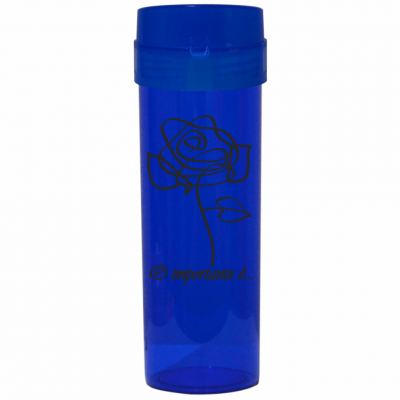 Coqueteleira O Importante e a Rosa Comum Azul 480ml