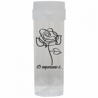 Coqueteleira O Importante e a Rosa Transparente 480ml