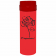 Coqueteleira O Importante e a Rosa Jateado Fosco Vermelho 480ml