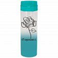 Coqueteleira O Importante e a Rosa Jateado Azul Tiffany 480ml