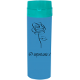 Coqueteleira O Importante e a Rosa Jateado Fosco Azul Tiffany 480ml