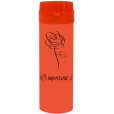 Coqueteleira O Importante e a Rosa Jateado Fosco Laranja Fluor 480ml