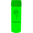 Coqueteleira O Importante e a Rosa Jateado Fosco Verde Fluor 480ml