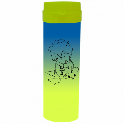 Coqueteleira Pequeno Príncipe 2 Jateado Bicolor Azul x Amarelo 480ml