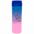 Coqueteleira Pequeno Príncipe 2 Jateado Bicolor Azul x Rosa Bebê 480ml