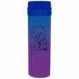 Coqueteleira Pequeno Príncipe 2 Jateado Bicolor Azul x Roxo 480ml