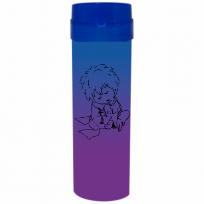 Coqueteleira Pequeno Príncipe 2 Jateado Bicolor Azul x Roxo 480ml