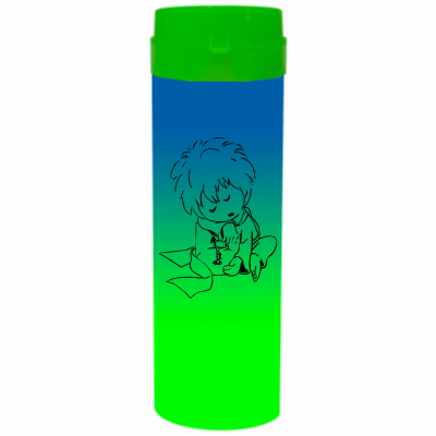 Coqueteleira Pequeno Príncipe 2 Jateado Bicolor Azul x Verde 480ml