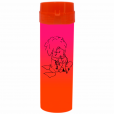 Coqueteleira Pequeno Príncipe 2 Jateado Bicolor Rosa x Laranja 480ml