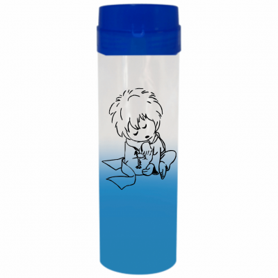 Coqueteleira Pequeno Príncipe Jateado Azul Bebê 480ml