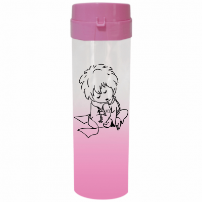 Coqueteleira Pequeno Príncipe Jateado Rosa Bebê 480ml