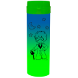 Coqueteleira Pequeno Príncipe Jateado Bicolor Azul Royal x Verde Fluor 480ml