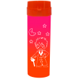 Coqueteleira Pequeno Príncipe Jateado Bicolor Rosa Fluor x Laranja Fluor 480ml