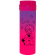 Coqueteleira Pequeno Príncipe Jateado Bicolor Roxo Fluor x Rosa Fluor 480ml