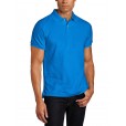 Camisa Polo Lisa Azul