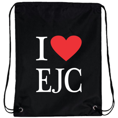 Mochila I Love EJC Oxford Preta